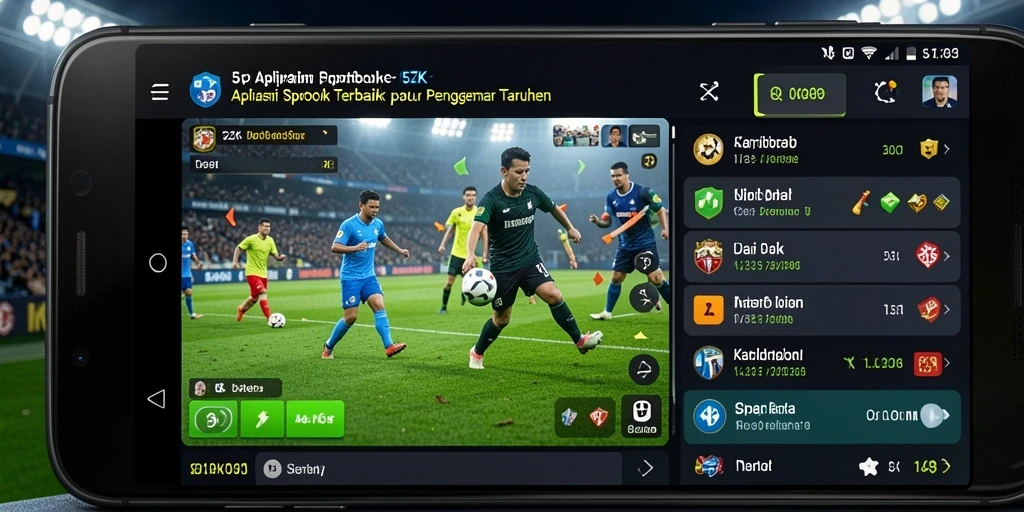 Tampilan utama 5ZK saat memasang taruhan di Sportsbook.