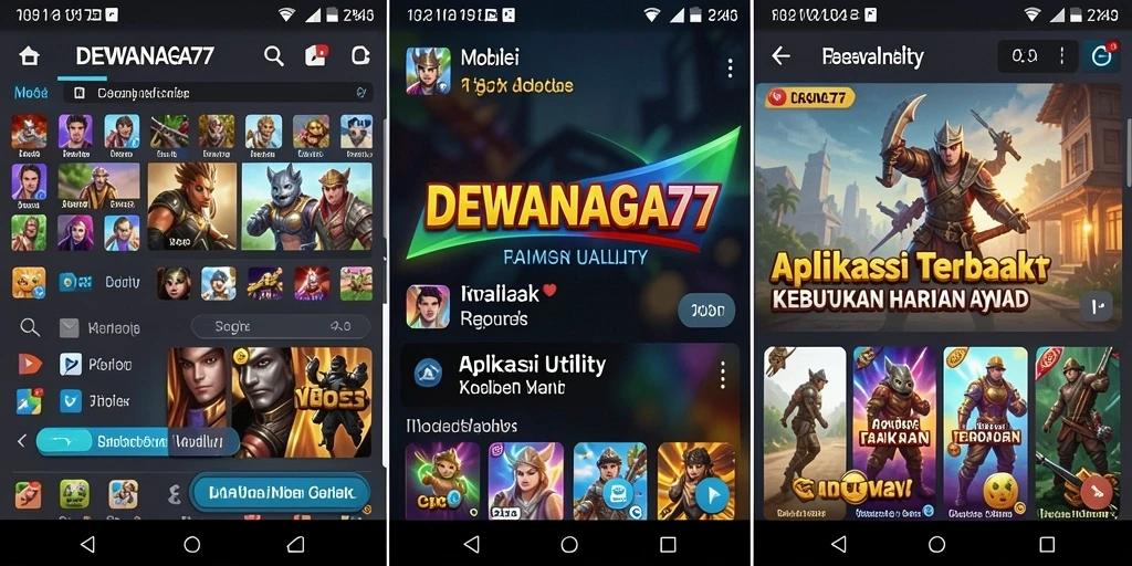 Tampilan antarmuka DEWANAGA77 yang modern dan intuitif.