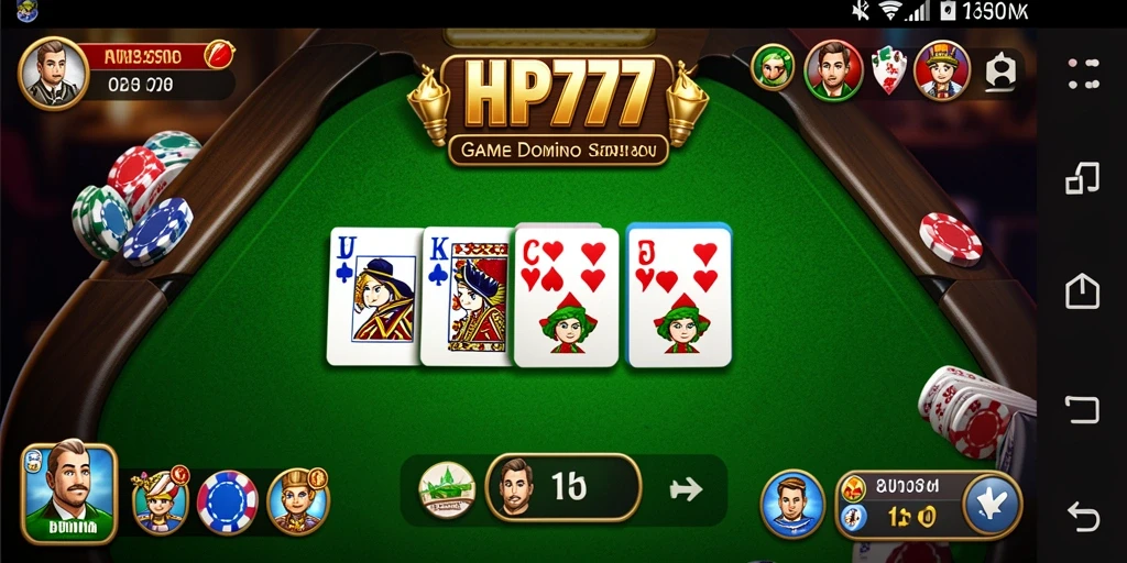 Tampilan gameplay Domino yang menarik dan interaktif.