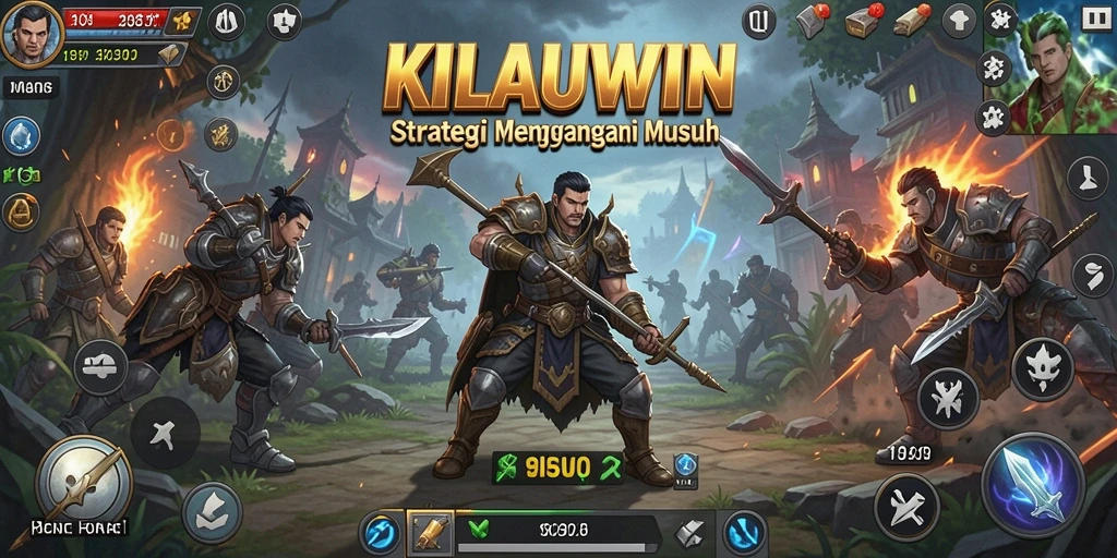 Tampilan gameplay KILAUWIN dengan taktik pertempuran yang mendebarkan.