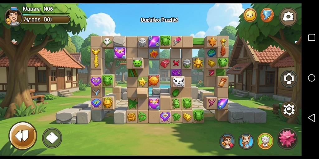 Tampilan gameplay N06 dengan tantangan puzzle yang menarik.