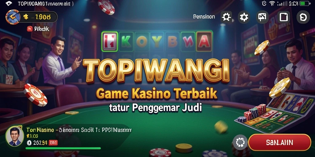 Screenshot menarik yang menampilkan gameplay seru dari TOPIWANGI.